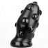 Fallo anale gigante nero 24 x 10,5 cm. - 5