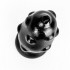 Fallo anale gigante nero 24 x 10,5 cm. - 6
