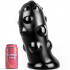 Fallo anale gigante nero 30 x 13 cm. - 1
