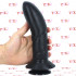 Oscar - Dildo Anale Ricurvo con Aggancio Vac-U-Lock 21 x 5,7 cm. Nero - 0