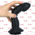 Tedd - Dildo Anale Ricurvo con Rilievi e Aggancio Vac-U-Lock 22 x 5,1 cm. Nero - 1