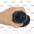 Tedd - Dildo Anale Ricurvo con Rilievi e Aggancio Vac-U-Lock 22 x 5,1 cm. Nero - 5