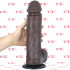 Monster Dildo XXL Gigante con Aggancio Mega-Hung 31 x 7,6 cm. Africano - 4