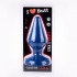 Classic Plug XXL - Cuneo Anale Gigante 24 x 8,9 cm. Blu - 3