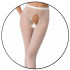 Collant sexy bianchi a rete doppia - Taglia unica elasticizzata (Tg. 36-46) - 1