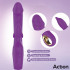 Vibratore Rabbit con Spinta Doppia Pulsazione 3 Motori FLIPER USB 23 cm - 5