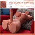 Busto Realistico LadyBoy con Dildo 17 x 4 cm, Vibrazione e Spinta Ricaricabile USB - 5