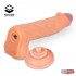 Dildo realistico Dual Layer con pelle scorrevole 20 x 4,5 cm. Thomas - 0