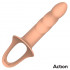 Fallo Cavo Strap-On Silicone Carne 16,9 x 5,3 cm. - 5