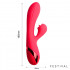 Vibratore Rabbit con Lecca Clitoride TURNA Rosso USB 18,5 cm - 5