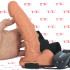 Fallo Indossabile Strapon Cavo con Testicoli per Uomo Vibrante 19 x 4,5 cm. - 0