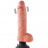 KING COCK - Vibratore Ultra Realistico 26 x 5,3 cm - Alta Qualita MADE in USA Color Carne - 0