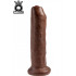 KING COCK - Fallo Africano Ultra Realistico che si Scappella 20 X 4,5 cm. Alta Qualita MADE in USA - 0