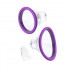 Vibratore Lecca e Succhia Clitoride, Vagina e Capezzoli 3 in 1 in Silicone Viola - 3