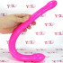 Dildo per Doppia Penetrazione in Puro Silicone Flessibile 43,8 x 3,5 cm. - 3