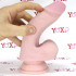 Fallo ultra realistico Triple Density King Cock color carne con ventosa e testicoli 17 x 3,8 cm. - 1
