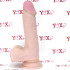 Fallo Triple Density King Cock color carne con testicoli 19 x 4,5 cm. - 6