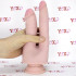 Fallo Doppio ultra realistico Triple Density King Cock color carne con ventosa 20,5 x 3,8 - 3,1 cm. - 1