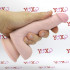 Fallo ultra realistico Triple Density King Cock color carne con ventosa e testicoli 16 x 3,8 cm. - 0
