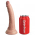 Vibratore Realistico di Lusso in Silicone Dual Density con Telecomando 21 x 3,5 cm. - 3