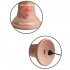KCE 8 - Vibratore Realistico in Silicone Dual Density 22 x 5,4 cm. Color Carne - 5