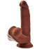 Fallo Ultra Realistico Triple Density con Testicoli Oscillanti 22 x 5 cm. Africano - 0