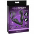 Ass-Gasm Pro - Cuneo Anale Vibrante con Anello Fallico in Silicone 13 x 3,3 cm. Nero Ricaricabile - 3