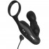 Ass-Gasm Pro - Cuneo Anale Vibrante con Anello Fallico in Silicone 13 x 3,3 cm. Nero Ricaricabile - 2