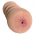 Masturbatore doppio Megan e Lindsey a forma di vagina e ano vibrante in TPE color carne - 0
