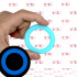 CockRing Fluorescente - Brilla al Buio - in Puro Silicone Diametro 5,5 cm - 0