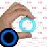 CockRing Fluorescente - Brilla al Buio - in Puro Silicone Diametro 5 cm - 0