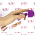 Massaggiatore Vaginale Wand Fanny Purple Ricaricabile 22 x 4,5 cm. - 2