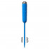 The Explorer - Sonda Dilatatore Uretra Flessibile Vibrante in Silicone 19 x 0,5 cm. Azzurro - 0