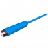 The Explorer - Sonda Dilatatore Uretra Flessibile Vibrante in Silicone 19 x 0,5 cm. Azzurro - 2