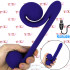 Snail Vibe - Vibratore Multifunzione in Silicone 24 x 3,5 cm. 625 Combinazioni di Vibrazioni. Viola Ricaricabile con USB - 0