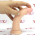 Vibratore realistico 20 vibrazioni color carne con ventosa 16,6 x 4 cm. - 3