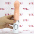 Vibratore rabbit rosa in silicone con setole stimolanti 21 x 4 cm. - 4