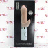 Vibratore rabbit rosa in silicone con setole stimolanti 21 x 4 cm. - 6