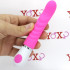 Vibratore punto G in silicone rosa 15 x 2,5 cm. - 1