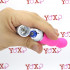 Vibratore punto G in silicone rosa a tre sezioni 15 x 2,5 cm. - 3