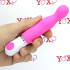 Vibratore punto G in silicone rosa a tre sezioni 15 x 2,5 cm. - 1