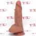 Fallo ultra realistico in silicone Dual Density color carne con ventosa 17,5 x 4,5 cm. Castiel - 2