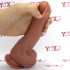 Fallo ultra realistico color carne che si scappella in silicone Dual Density 19 x 4 cm. - 2