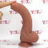 Fallo ultra realistico color carne che si scappella in silicone Dual Density 19 x 4 cm. - 4