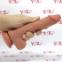 Fallo ultra realistico in silicone Dual Density color carne con ventosa 17,5 x 4 cm. Kevin - 8
