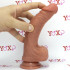 Fallo ultra realistico in silicone Dual Density color carne con ventosa 17,5 x 4 cm. Kevin - 5