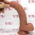 Fallo ultra realistico in silicone Dual Density color carne con ventosa 18,5 x 4 cm. Vitor - 1