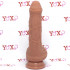 Fallo ultra realistico in silicone Dual Density color carne con ventosa 18 x 4 cm. Geoffrey - 5