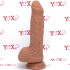 Fallo ultra realistico in silicone Dual Density color carne con ventosa 18 x 4 cm. Geoffrey - 3