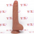 Fallo ultra realistico in silicone Dual Density color carne con ventosa 19,5 x 4 cm. Harding - 0